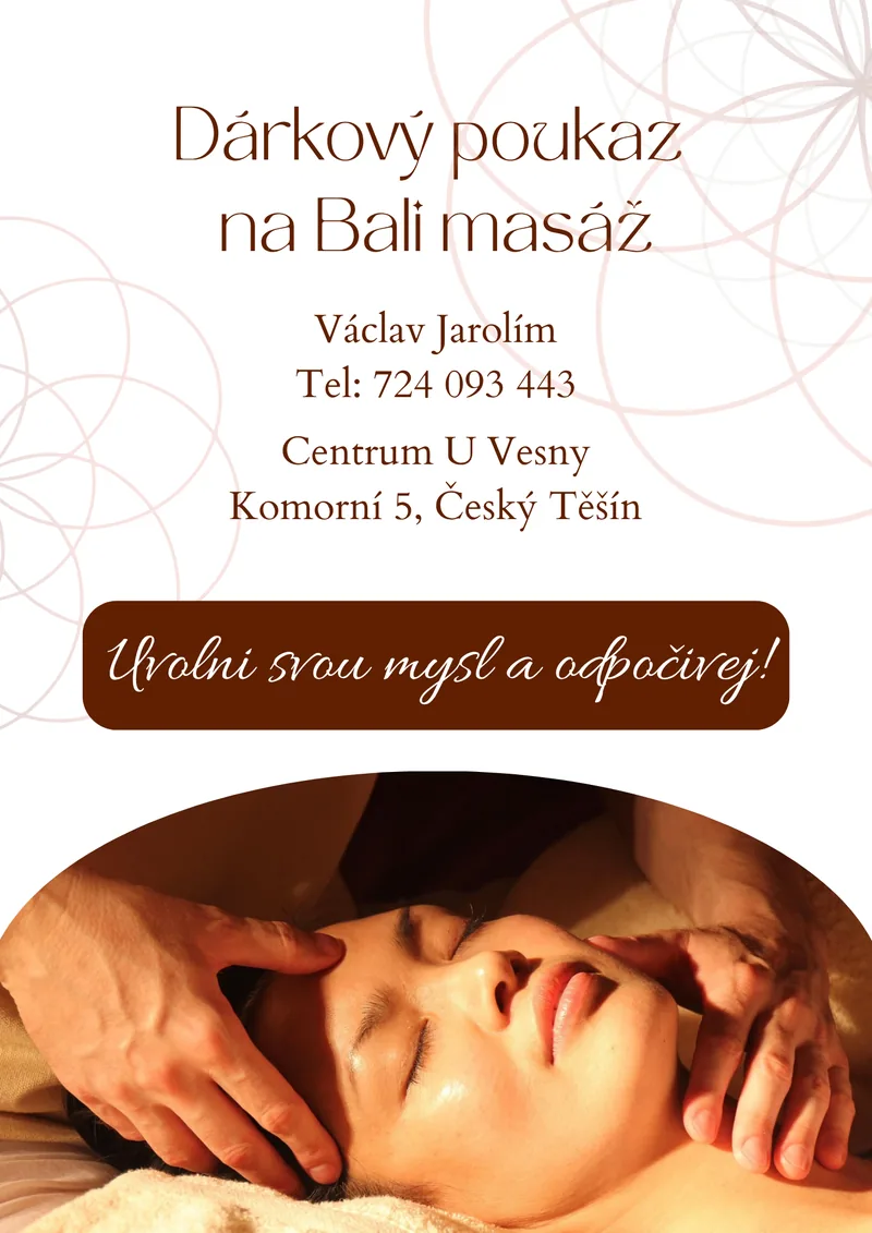 Dárkový poukaz na Bali masáž